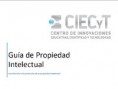Guía de Propiedad Intelectual